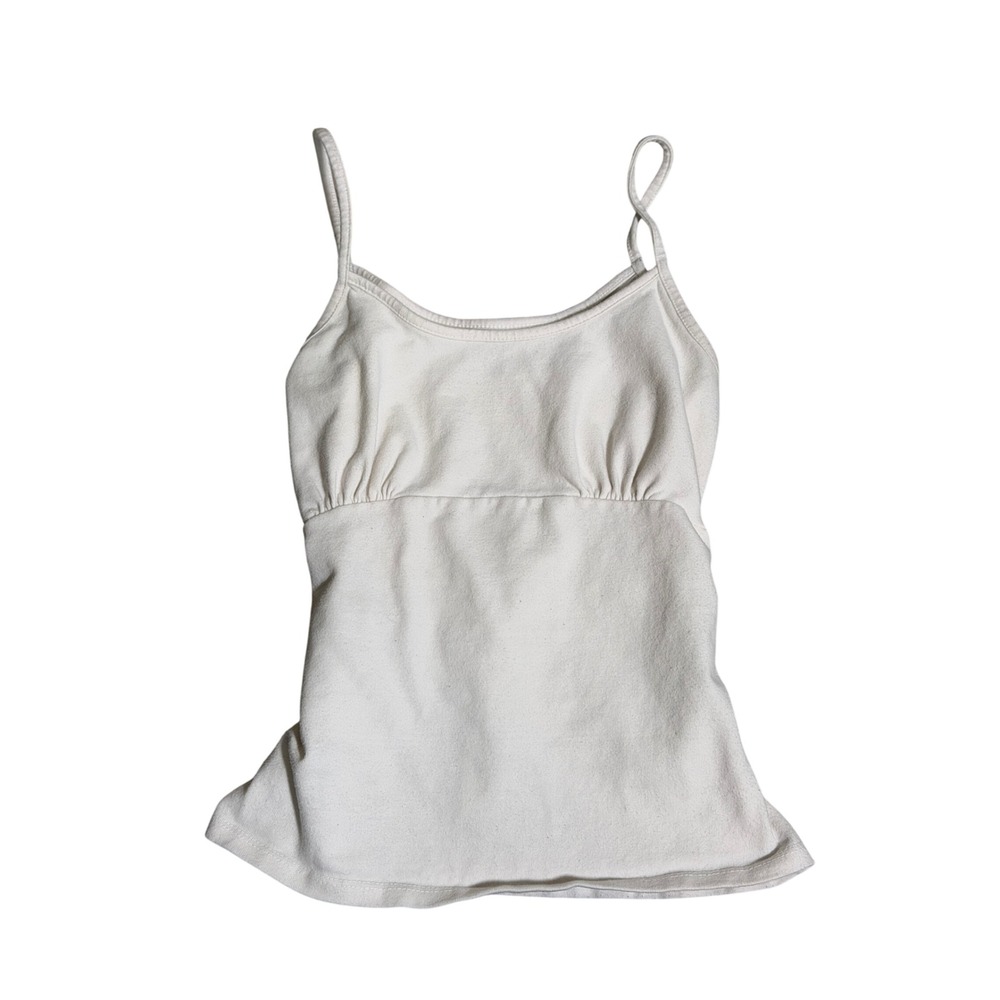 Brandy Melville Victoria Spaghetti Cami Top White One Size Coquette Balletcore